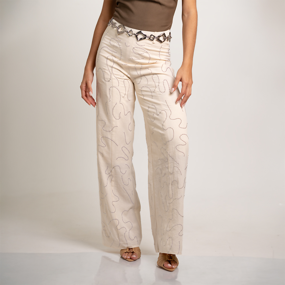 bp-25107 Pantalón con puntos brillantes - Imagen 1