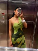 Vestido trend olive print - Imagen 3