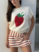 Cardigan de punto con fresa - Imagen 4