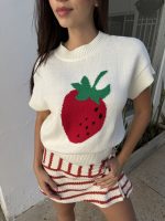 Cardigan de punto con fresa - Imagen 2