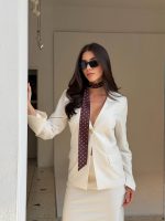 Blazer minimalista de lino - Imagen 3