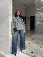 Chaqueta denim con pedrería - Imagen 3