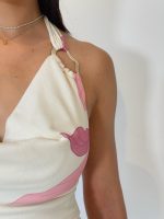 Vestido corto de mesh estampado - Imagen 4
