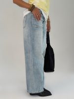 Jeans nevado estilo wide leg - Imagen 2
