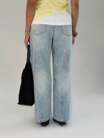 Jeans nevado estilo wide leg - Imagen 3