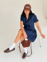 Vestido camisero de jeans - Imagen 3