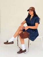 Vestido camisero de jeans