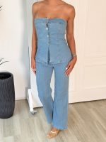 Enterizo strapless denim - Imagen 2