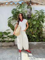 Pantalón de lino estilo Aladin