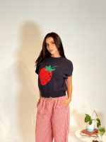 Cardigan de punto con fresa