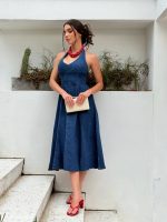 Vestido midi de denim - Imagen 3