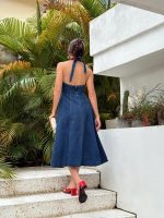Vestido midi de denim - Imagen 2