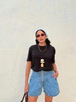 Short tiro alto estructurado