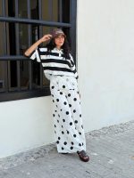 Camisa estilo polo oversize