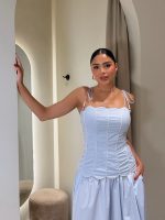 Set de top estilo corsé y falda larga - Imagen 4