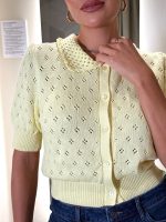 Cardigan tejido con botones