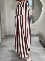 Pantalón estilo barrel a rayas - Imagen 4